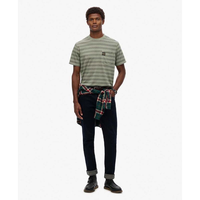 Superdry Contrast Stripe Pocket T-Shirt image number 3